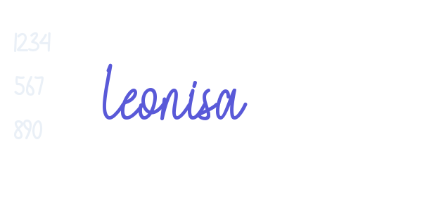 Leonisa font free