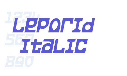 Leporid Italic Font Download