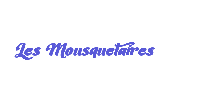 Les Mousquetaires Font Download