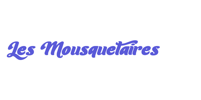 Les Mousquetaires Font