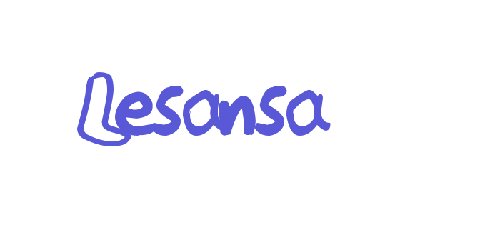 Lesansa Font Download