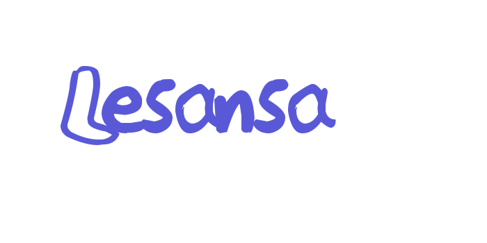 Lesansa Font