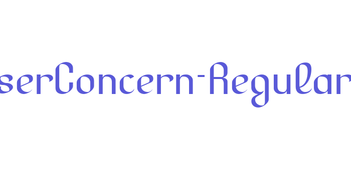 LesserConcern-Regular Font Download