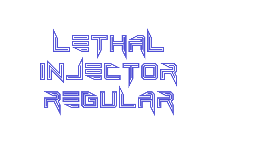 Lethal Injector Regular Font