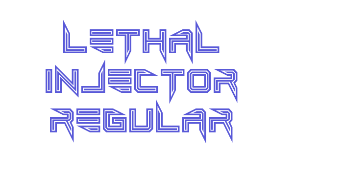 Lethal Injector Regular Font Download