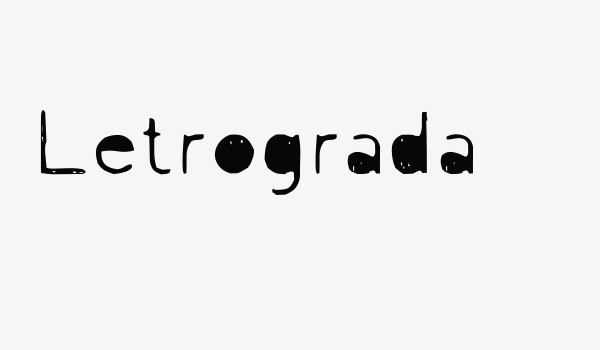 Letrograda Font