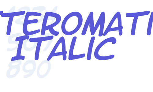 LetterOMatic! Italic Font Download