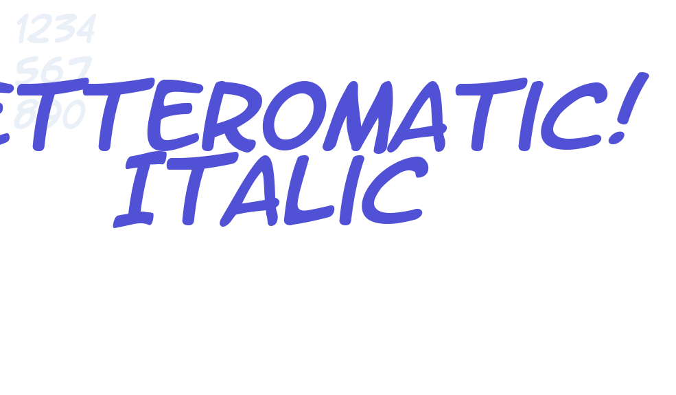 LetterOMatic! Italic-font-download