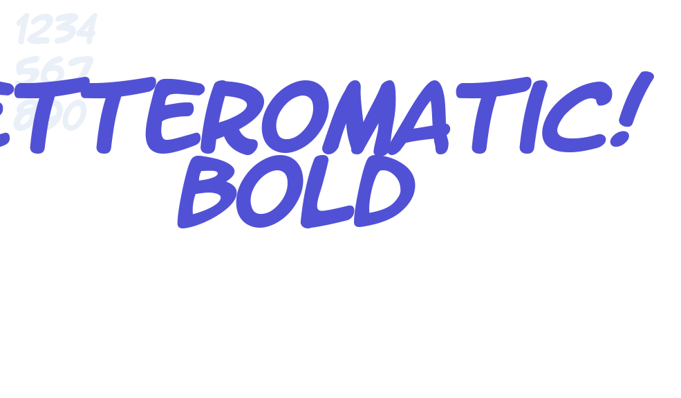 LetterOMatic!  Bold-font-download