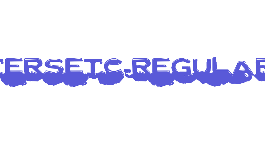 LetterSetC-Regular Font