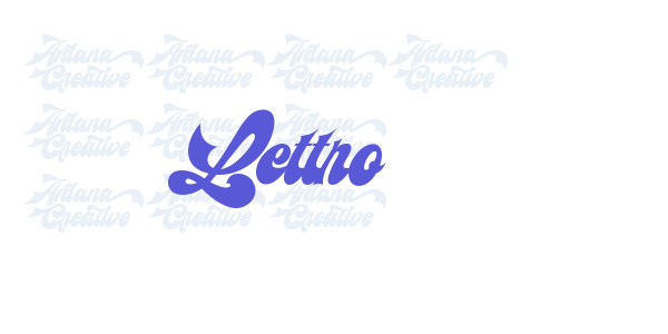 Lettro font