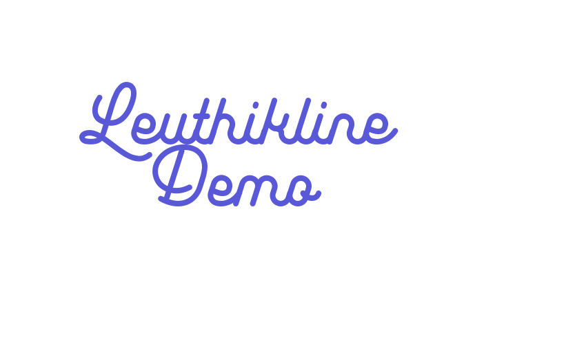 Leuthikline Demo Font