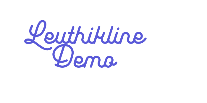 Leuthikline Demo Font Download