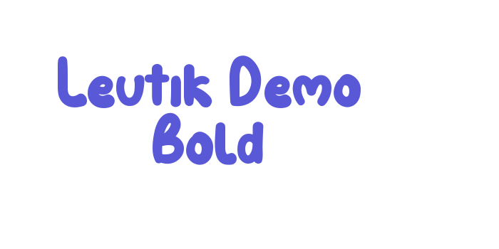 Leutik Demo Bold Font Download