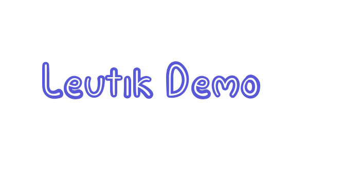 Leutik Demo Font Download