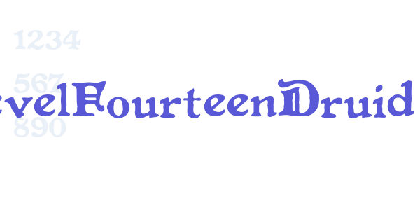 LevelFourteenDruid font free