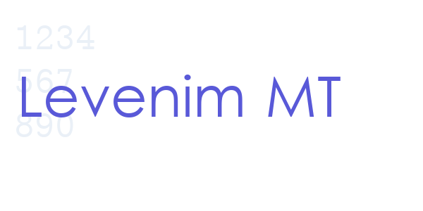 Levenim MT font free