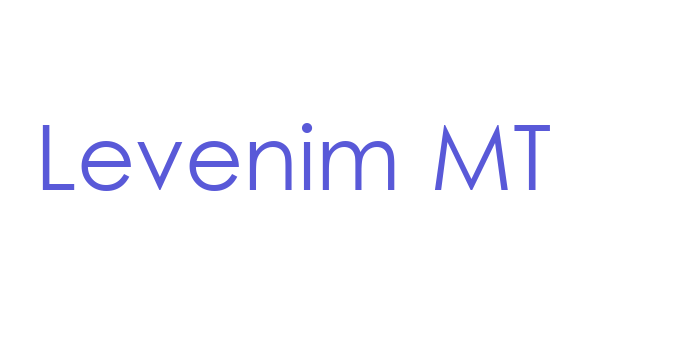 Levenim MT Font Download