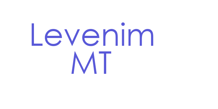 Levenim MT Font