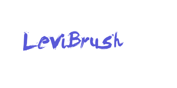 LeviBrush Font Download