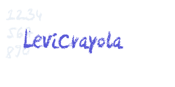 LeviCrayola font free