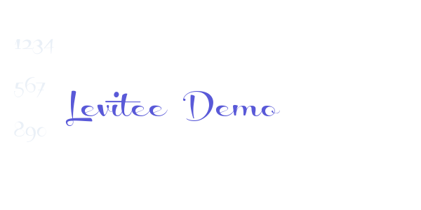 Levitee Demo font free