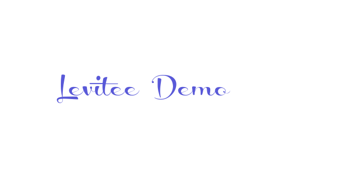 Levitee Demo Font Download