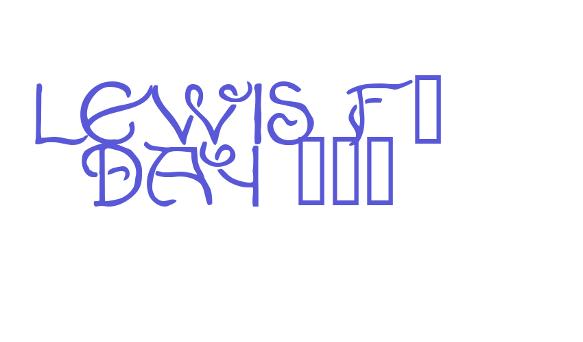 Lewis F. Day 191 Font Download