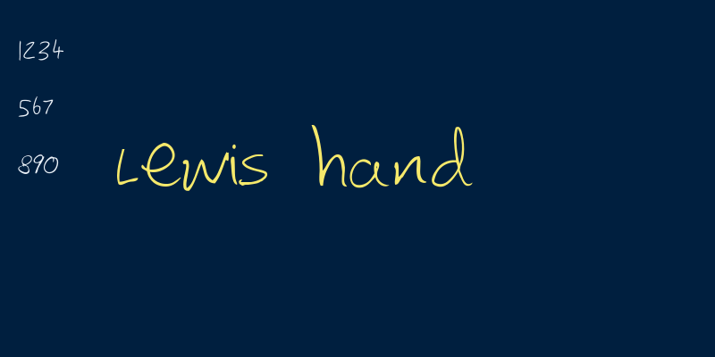 Lewis hand