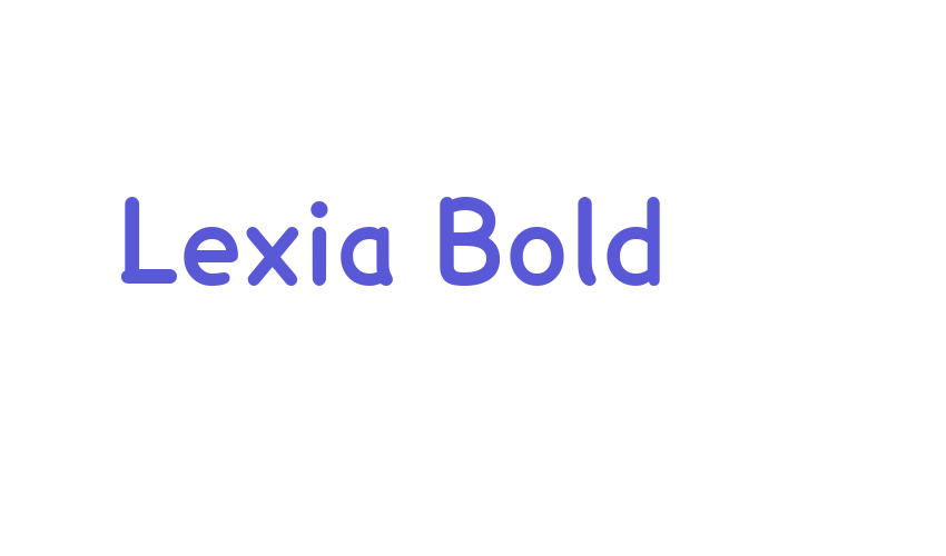 Lexia Bold Font Download