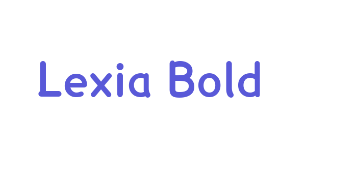 Lexia Bold Font Download