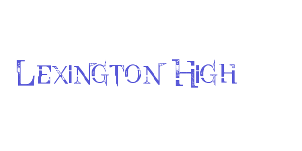 Lexington High font free