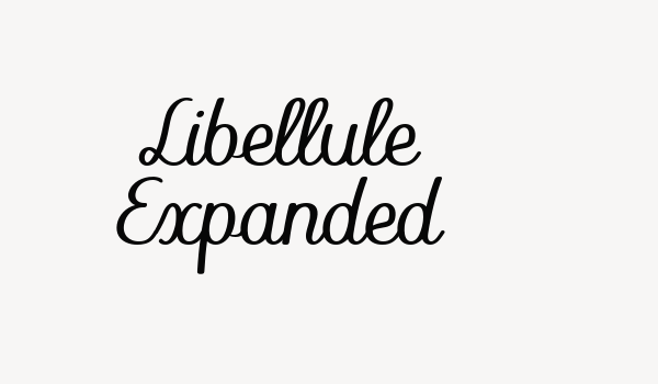 Libellule Expanded Font