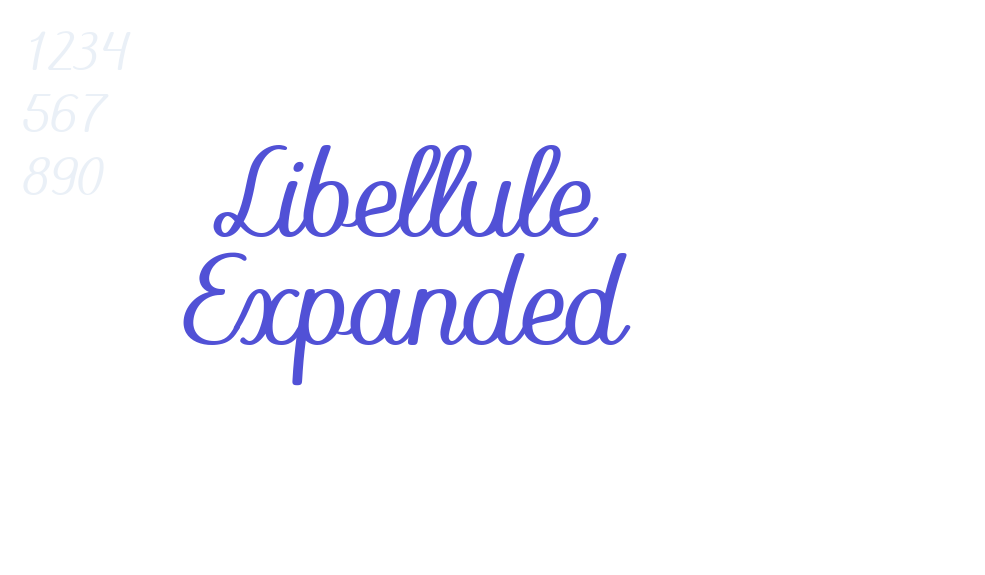 Libellule Expanded-font-download