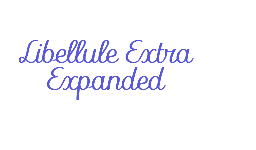 Libellule Extra Expanded Font Download