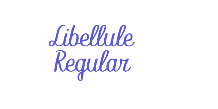 Libellule Regular Font Download