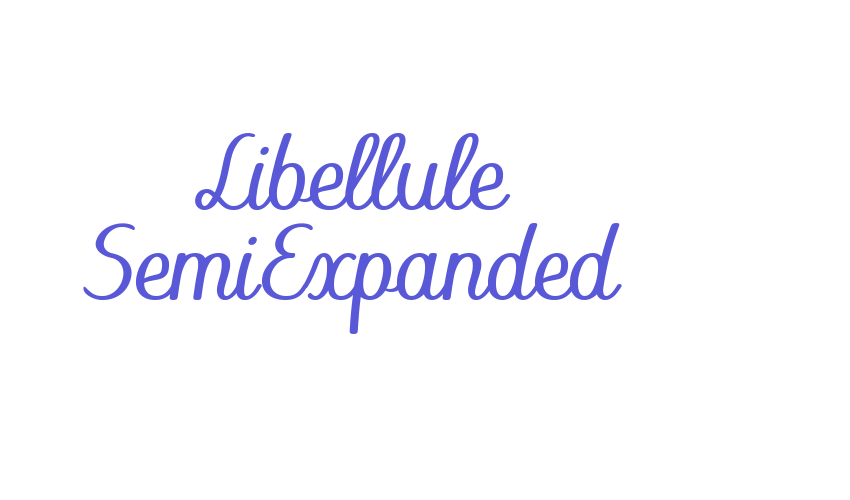 Libellule SemiExpanded Font Download