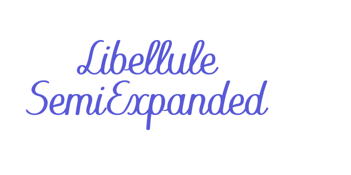 Libellule SemiExpanded Font Download