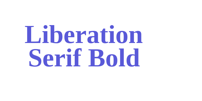 Liberation Serif Bold Font Download