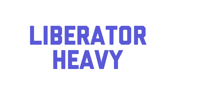 Liberator Heavy Font Download