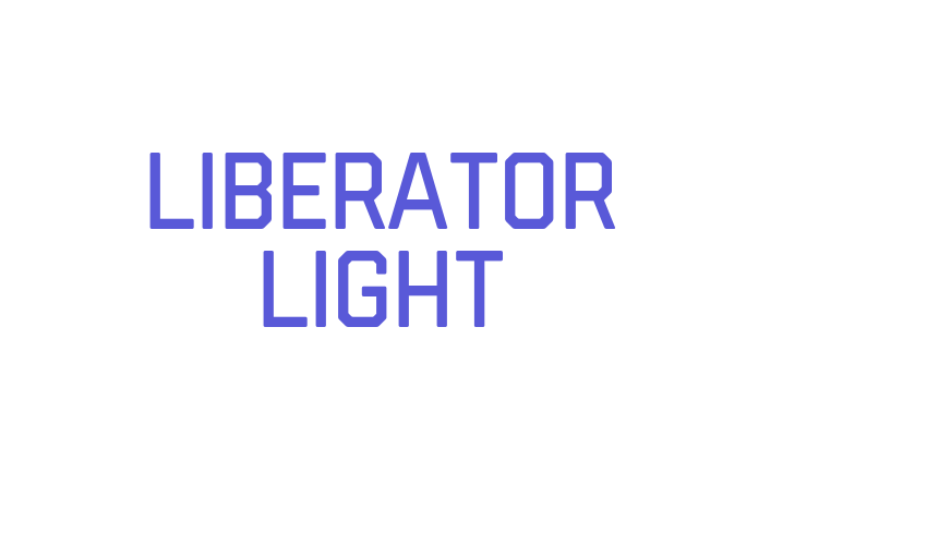 Liberator Light Font