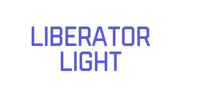 Liberator Light Font Download