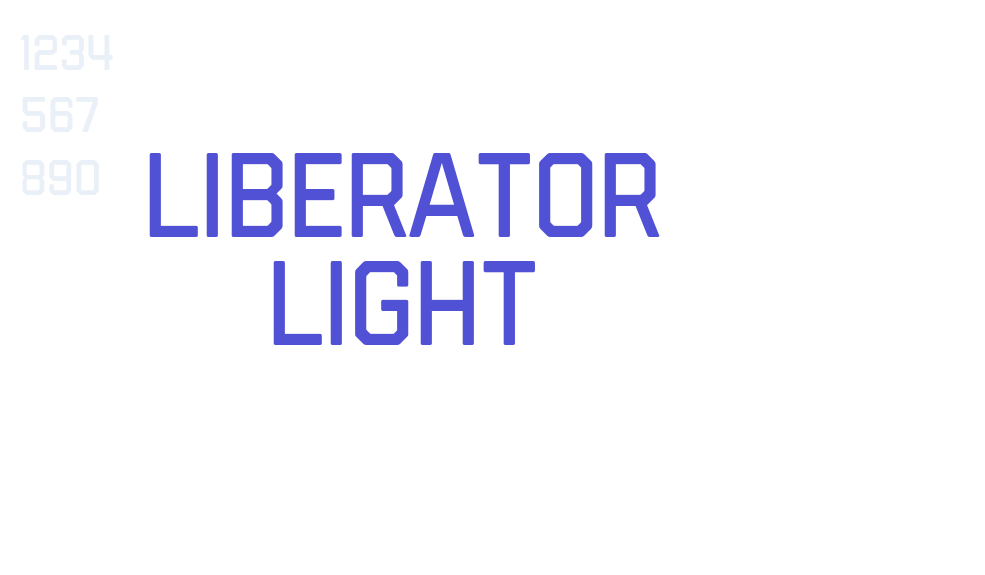 Liberator Light-font-download