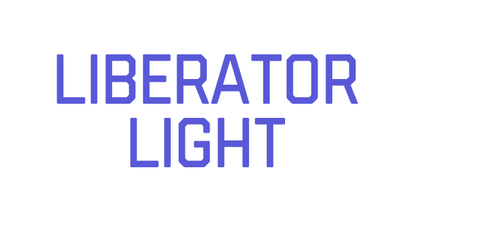 Liberator Light Font