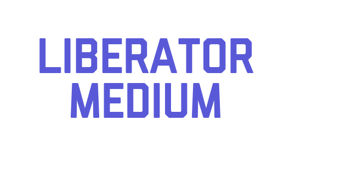 Liberator Medium Font