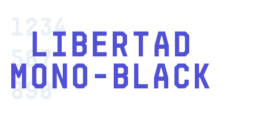 Libertad Mono-Black-font-download