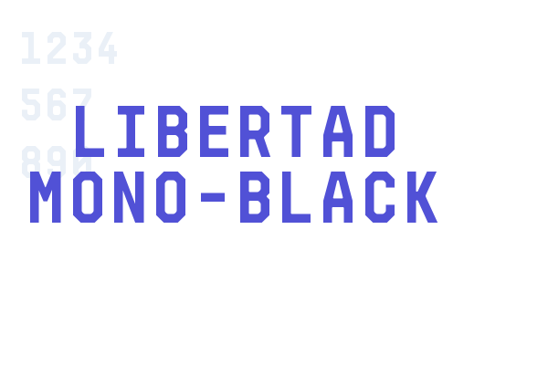 Libertad Mono-Black