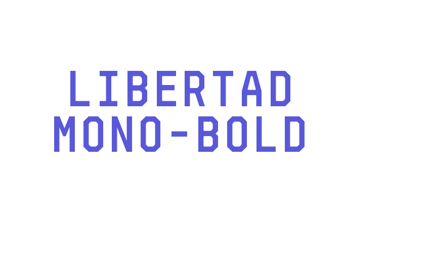 Libertad Mono-Bold Font Download