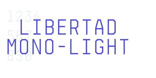 Libertad Mono-Light-font-download