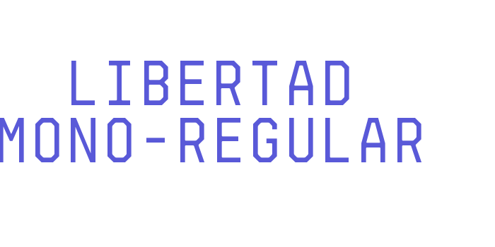 Libertad Mono-Regular Font Download